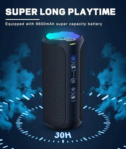 40W stunning subwoofer outdoor speaker IP7 waterproof+30 hour battery life Bluetooth 5.3 wireless connection