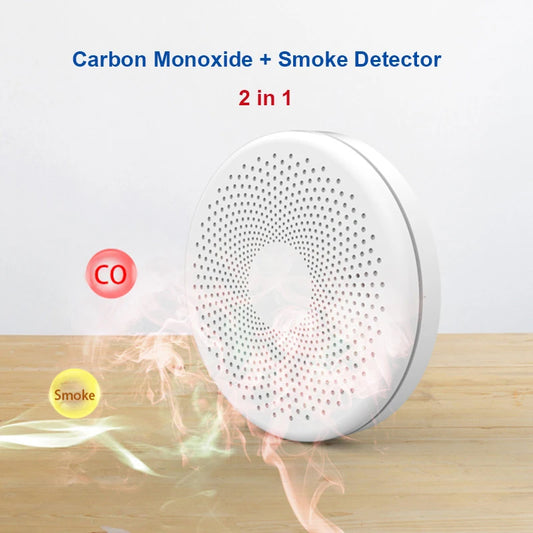 Fire PIR sound sensor alarm Co and smoke detector alarm Carbon monoxide living room kitchen shop