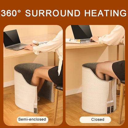 USB Electric Foot Warmer with Adjustable Temperature Portable Heating Pad for Feet & Legs Home Office Desk Heater