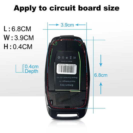 Universal Smart Remote Key with LCD Display Comfortable Entry & Keyless Go Compatible with Audi/BMW/Ford/Mazda/Toyota/KIA/Hyundai