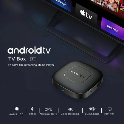 8K Android 13 TV Box WiFi 6 dual band+Bluetooth 5.0 built-in Google Assistant/Netflix/Chromecast smart home central control