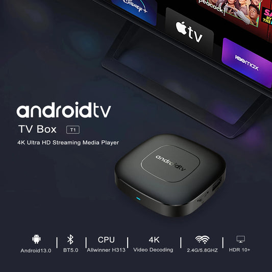 8K Android 13 TV Box WiFi 6 dual band+Bluetooth 5.0 built-in Google Assistant/Netflix/Chromecast smart home central control
