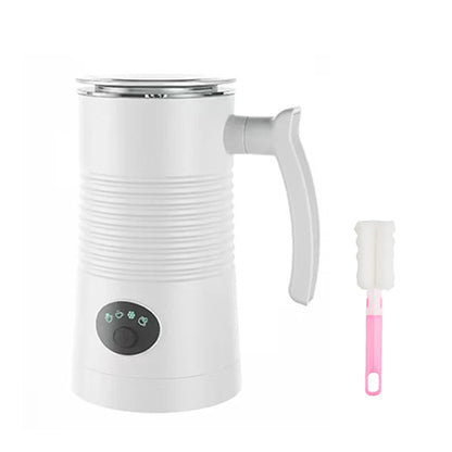 4-in-1 Electric Milk Frother Auto Rotary Function for Hot/Cold Foam Cappuccino Latte & Coffee Drinks
