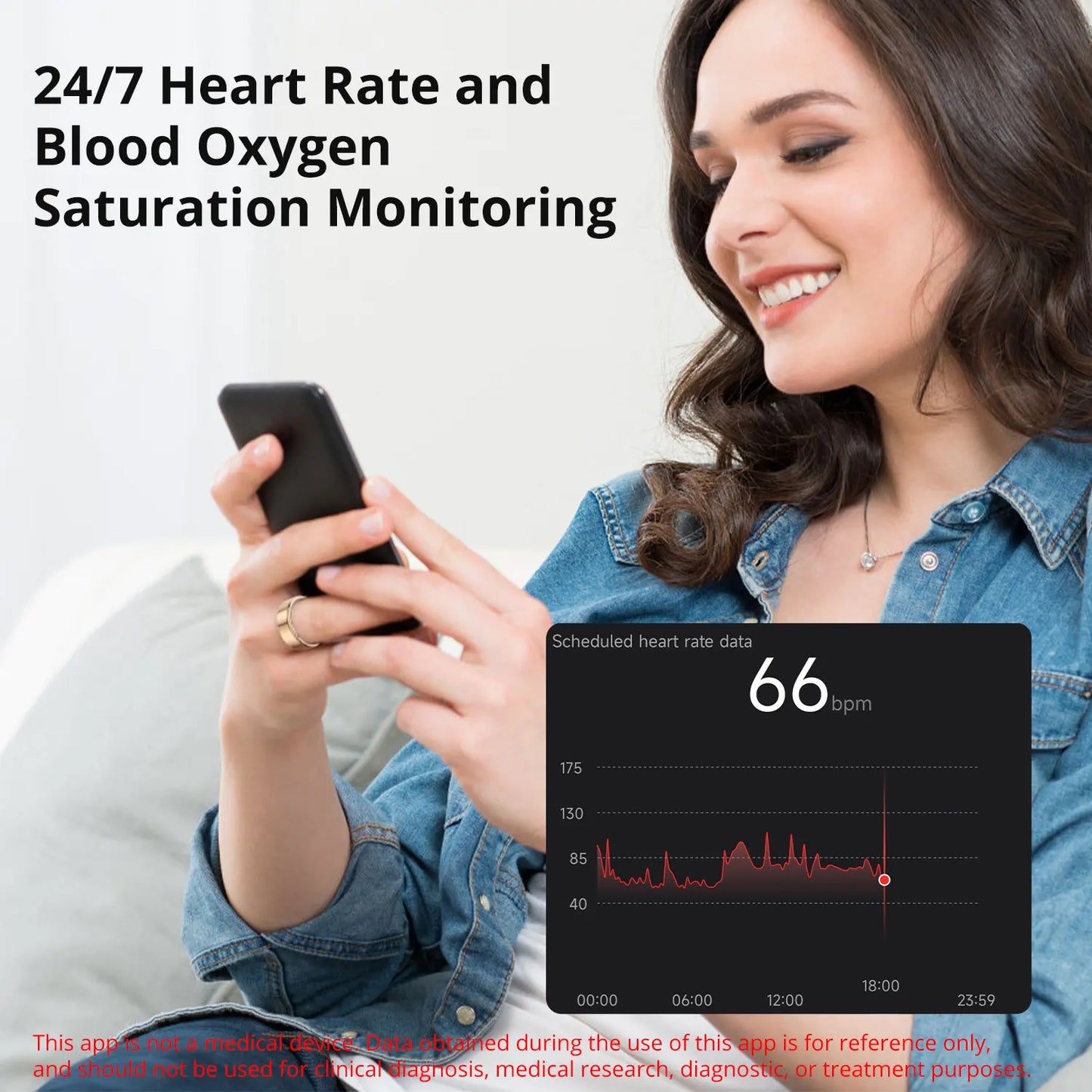 39 day battery life smart ring heart rate/blood oxygen/sleep monitoring 5ATM waterproof male and female universal magnetic charging compartment sports health tracking