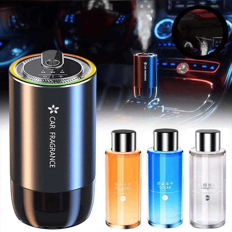 1000mAh USB Car Air Freshener with Aromatherapy Rechargeable Fragrance Diffuser Fresh Scent