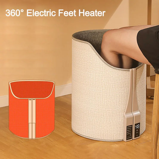 USB Electric Foot Warmer with Adjustable Temperature Portable Heating Pad for Feet & Legs Home Office Desk Heater