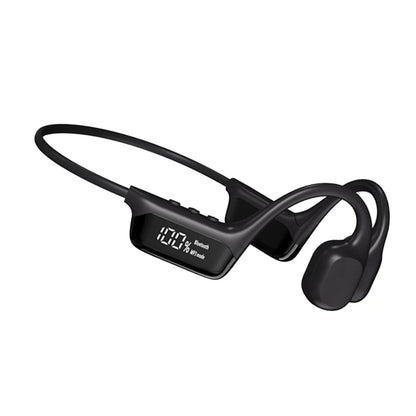 Turbo Bass Bone Conduction Sports Earphones Bluetooth 5.4+32GB Memory | IPX8 Professional Waterproof Universal for Swimming and Running Ultra Long Range MP3 Mode