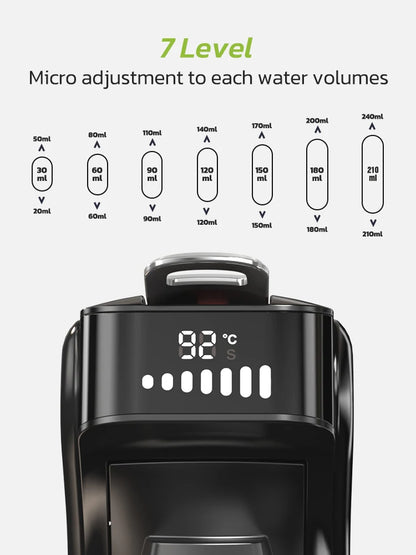 Cappuccino Coffee Machine 6-In-1 Capsule Coffee Machine, Hot And Cold Composite Coffee Machine