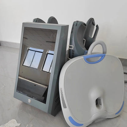 Professional EMS RF Body Sculpting Machine Dual Muscle Stimulation & Fat Burning 6-in-1 Body Contouring for Home/Clinic Use