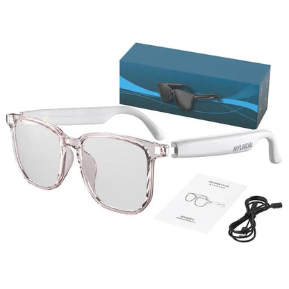 Casque d'interprétation simultanée en temps réel, lunettes Bluetooth sans fil de traduction intelligente AI, lunettes intelligentes Xiaomi HY-C8 