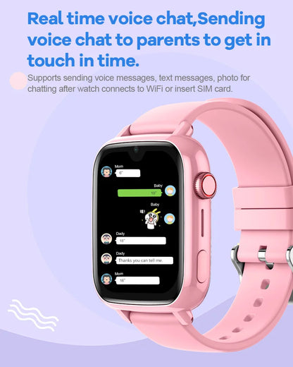 4G Kids Smart Watch GPS WiFi Video Call SOS Tracker Camera Monitor Location Phone Watch
