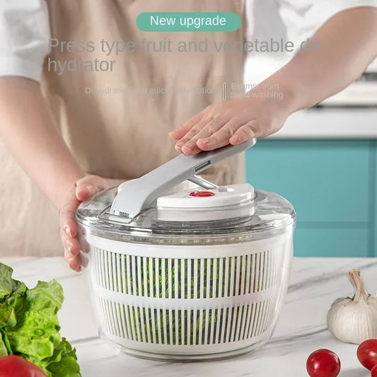 Salad Vegetable Dryer, Vegetable Salad Rotating Machine, Lettuce Leaf Vegetable Multifunctional Vegetable Cleaning Machine