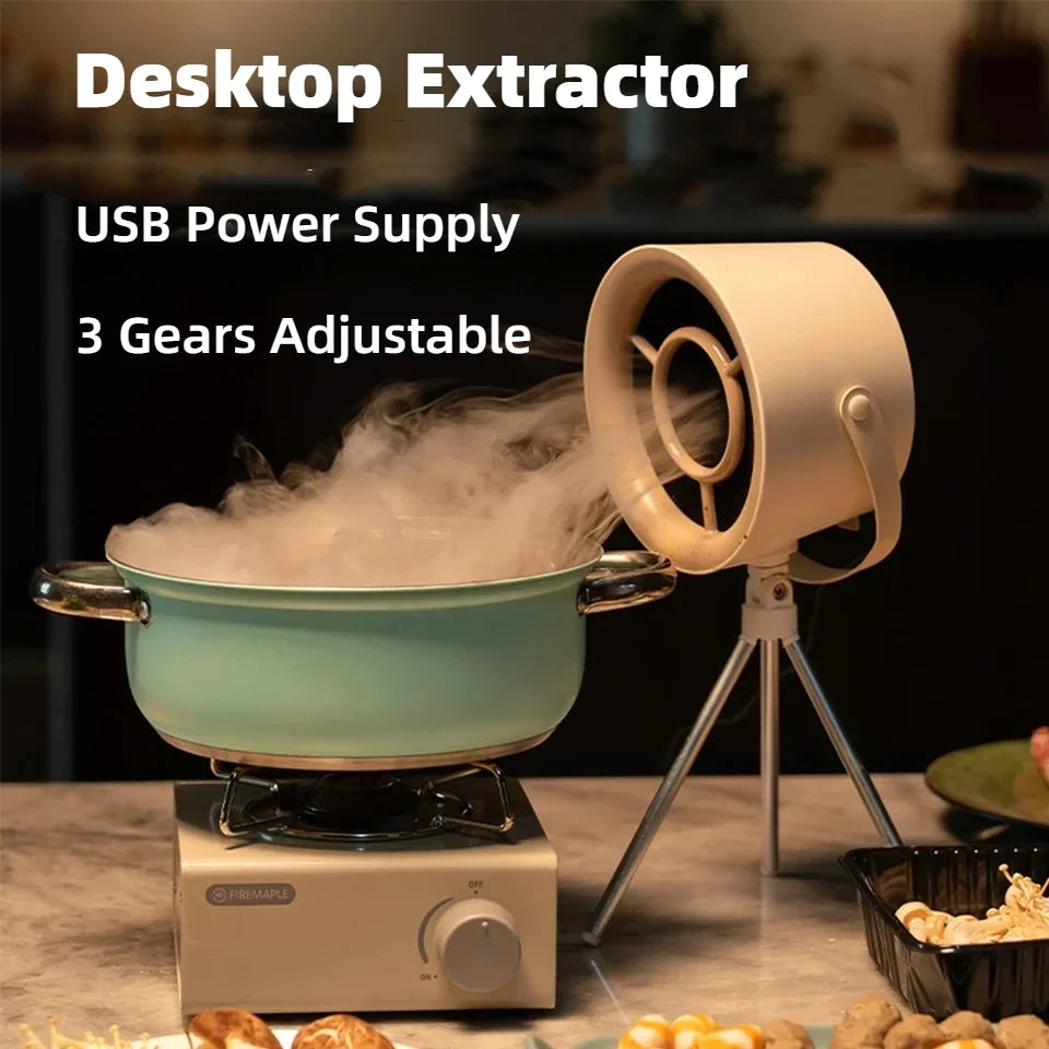 Usb Power Desktop Range Hood, Mini Range Hood, Portable Exhaust Fan, Small Kitchen Range Hood
