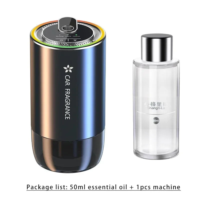 1000mAh USB Car Air Freshener with Aromatherapy Rechargeable Fragrance Diffuser Fresh Scent