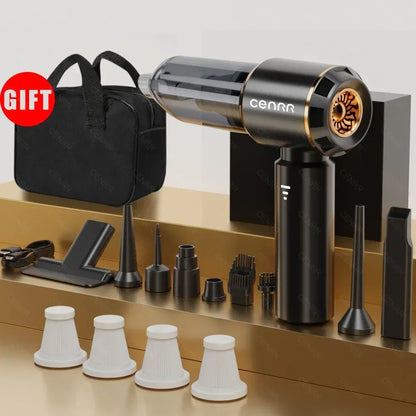 36000Pa High Suction Wireless Car Vacuum Cleaner Super Handheld & Portable One-Click Dust Cleaning for Car and Household Use‌