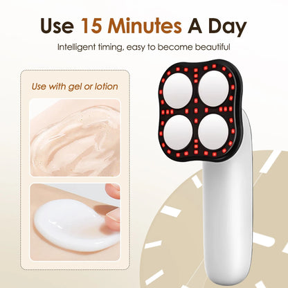 Professional Cordless Body Sculpting Machine 6 in 1 RF Cavitation Fat Remover for Belly/Thighs/Arms with LED Display & 3 Speed Modes