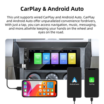 High Definition Touch Screen without DVD, Bluetooth Stereo, Universal 6.9-inch Android Car Radio, Multimedia Video MP5 Player