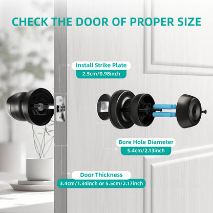 TTLOCK Smart fingerprint door lock, APP control (excluding battery) intelligent door handle