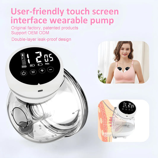 Electric Automatic Breast Pump For Mother And Baby Products, Wearable Breast Pump For Breast Milk Milking And Milking Machine