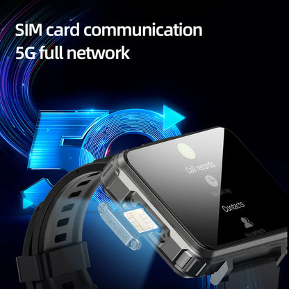 Montre connectée AMOLED 2,4 pouces HD 480 × 680 GPS/Wi-Fi Carte SIM Compatible TikTok et WhatsApp