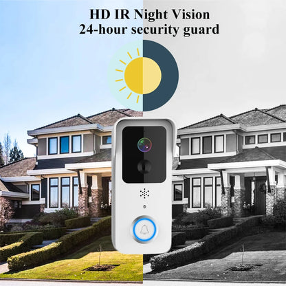 Tuya Smart 5G/2.4G WiFi Video Doorbell 1080P HD Outdoor Wireless Camera, Weatherproof Intercom, Motion Detection Two-Way Audio AC/DC Power Remote Access Compatible with Alexa/Google Assistant