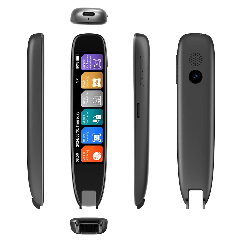 WiFi/BT Smart Translation Pen 142 Language OCR Scanner with Text-to-Speech & Photo Translate 98% Accuracy for Dyslexia/Learners