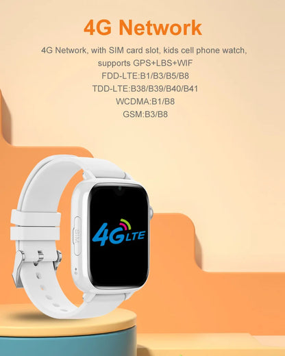 4G Kids Smart Watch GPS WiFi Video Call SOS Tracker Camera Monitor Location Phone Watch