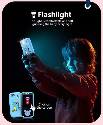 Kids Smart Phone Toy Dual Camera 8GB Memory Music & Games Educational Gift Ages 3-12