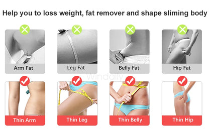 EMS+RF dual frequency lipolysis instrument intelligent slimming body shaping/LED phototherapy/fat burning massage three in one (suitable for slimming waist and legs)