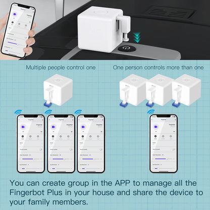 Voice Controlled Sutomatic Switch Tuya Finger Robot Button Bluetooth Finger Robot