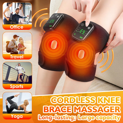 Masseur d'épaule thermique 3 en 1 pour le genou, l'épaule et le coude, pour soulager les douleurs arthritiques. Thérapie par chauffage.
