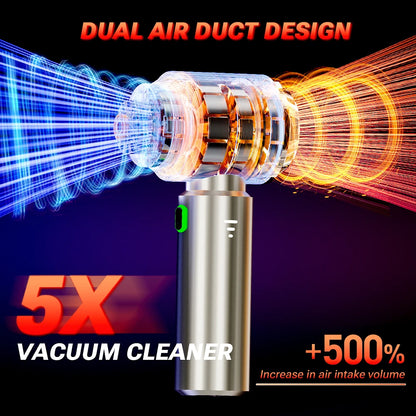 Wireless Portable Handheld Blower, Household Appliances, Car Vacuum Cleaner, Strong Suction Cleaning Mini Machine