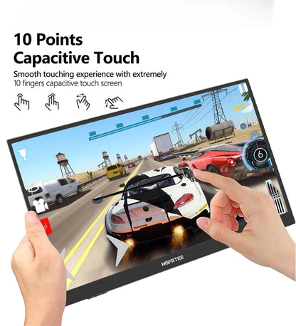 ‌16" Touch Portable Monitor 2K 16:10 IPS Screen 96% sRGB 350cd/m² HDR Type-C/HDMI Dual Ports