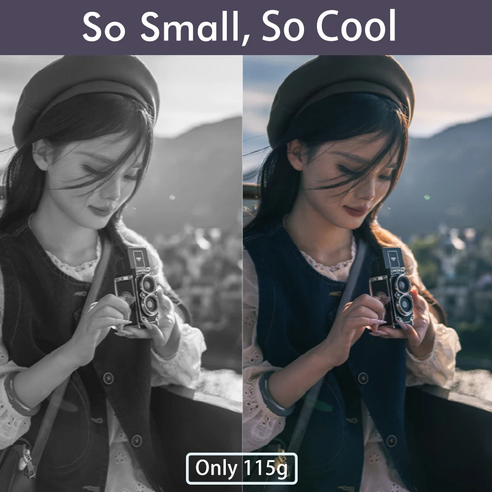 Mini Retro Digital Camera with 1.54inch Screen 1080p Video 12MP Photos Compact Vintage Portable for Birthday Gift